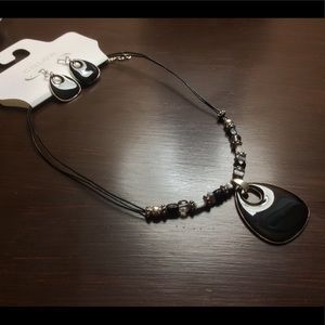 Necklace and matching earrings